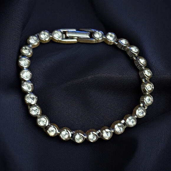 Swarovski Jewelry - Swarovski Silver Crystal Bracelet